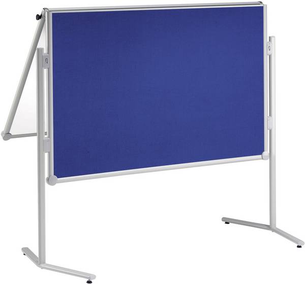 Moderationstafel professionell 150x120cm Textil/Whiteboard