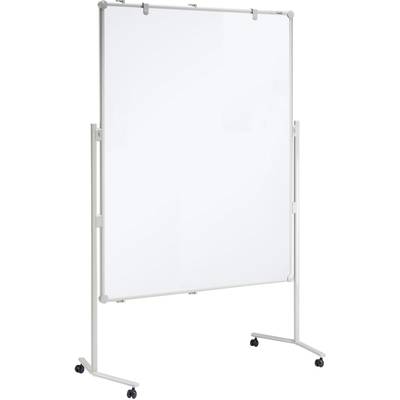 Maul Moderationstafel Moderationstafel MAULpro (B x H) 120 cm x 150 cm Whiteboard Weiß Inkl. Ablageschale, Inkl. Blockha