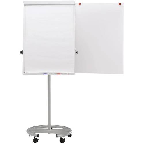 Maul Mobiles Flipchart MAULoffice (B x H) 70 cm x 100 cm Silber Inkl. Ablageschale, Inkl. Papierhalterhalter, Inkl. Bloc...