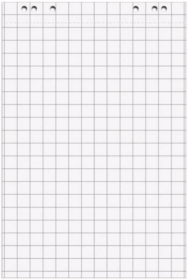Maul  Flipchartpapier Anzahl der Blätter: 20 kariert 98 cm x 67.5 cm x 150 mm  Weiß