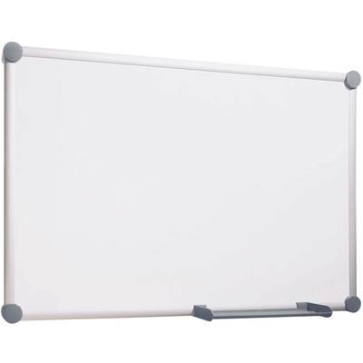 Maul Whiteboard 2000 MAULpro, Emaille (B x H) 240 cm x 120 cm Weiß emaillebeschichtet Inkl. Ablageschale, Quer- oder Hoc