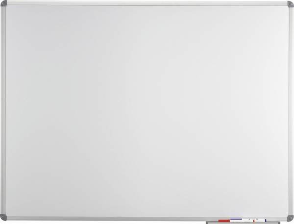 Maul Whiteboard MAULstandard, Emaille (B x H) 90 cm x 60 cm Weiß emaillebeschichtet Inkl. Ablageschale, Quer- oder Hochformat