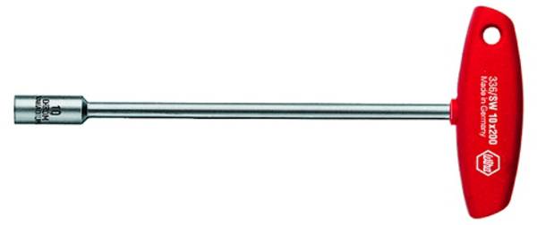 Wiha Sechskant-Steckschlüssel 8x200mm T-Griff plus6 Werkstatt Steckschlüssel-Schraubendreher Schlüsselweite (metrisch): 8 mm  Klingenlänge: 200 mm