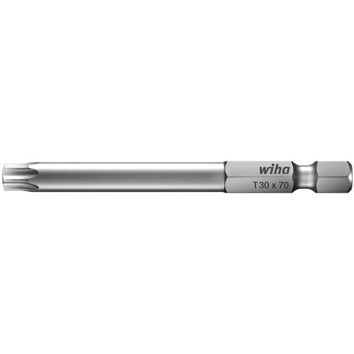 Wiha 7045-01 T20x70 10376 Torx-Bit T 20 Chrom-Vanadium Stahl gehärtet E 6.3 1 St.