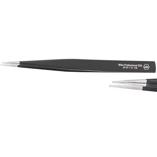 Wiha 32325 ESD Pinzette Spitz 130 mm