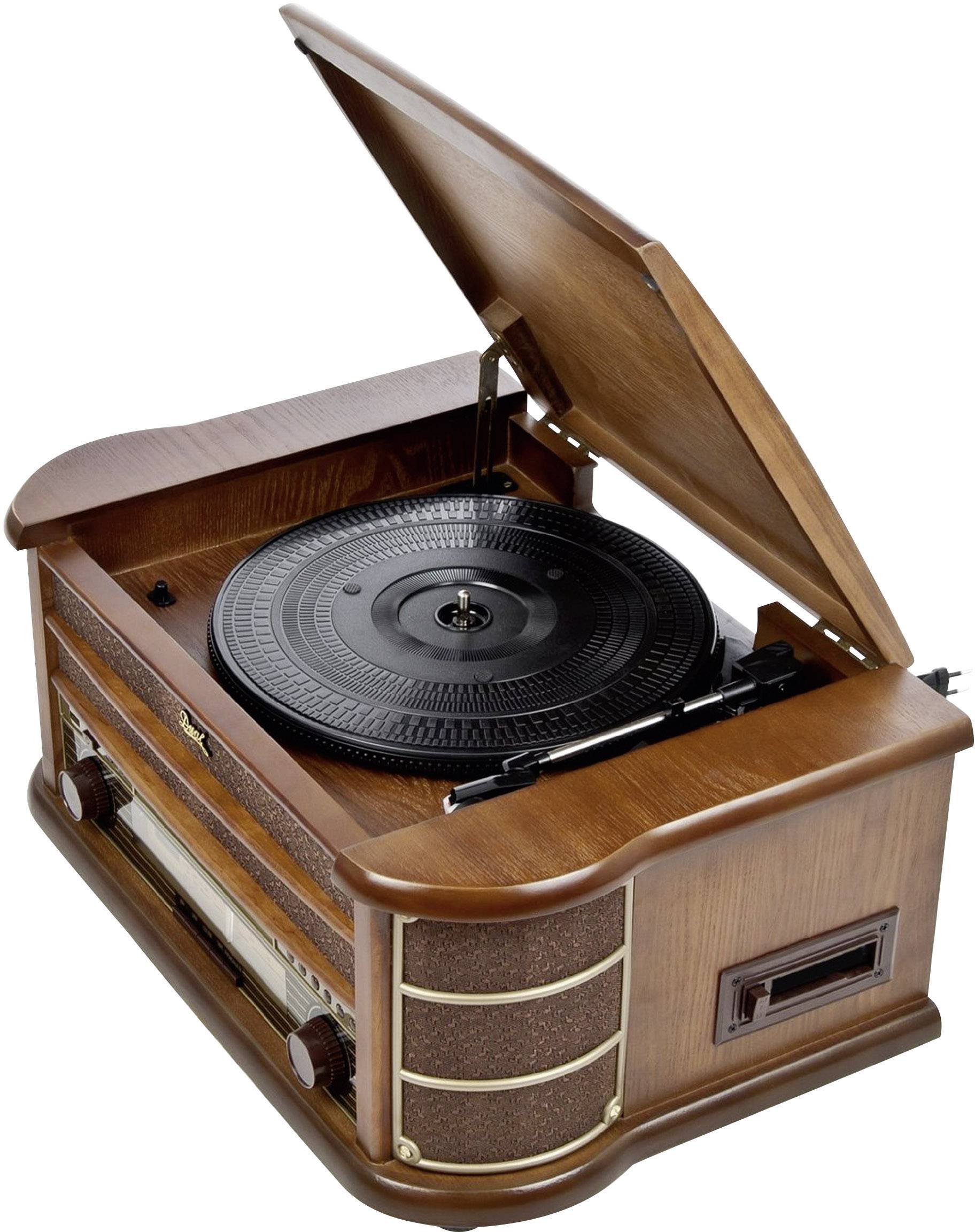 Dual NR 4 USB-Plattenspieler Riemenantrieb Holz-2