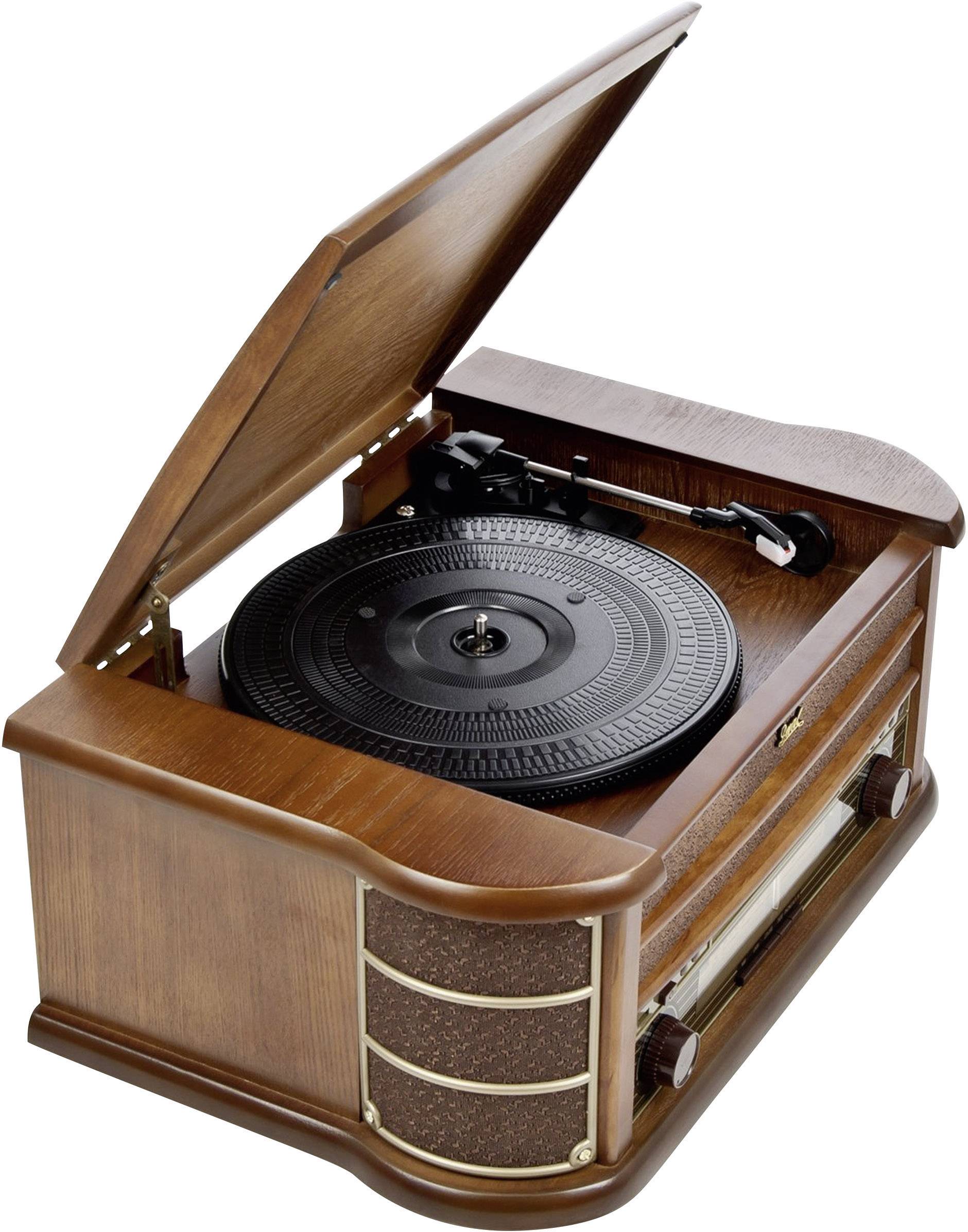 Dual NR 4 USB-Plattenspieler Riemenantrieb Holz-3