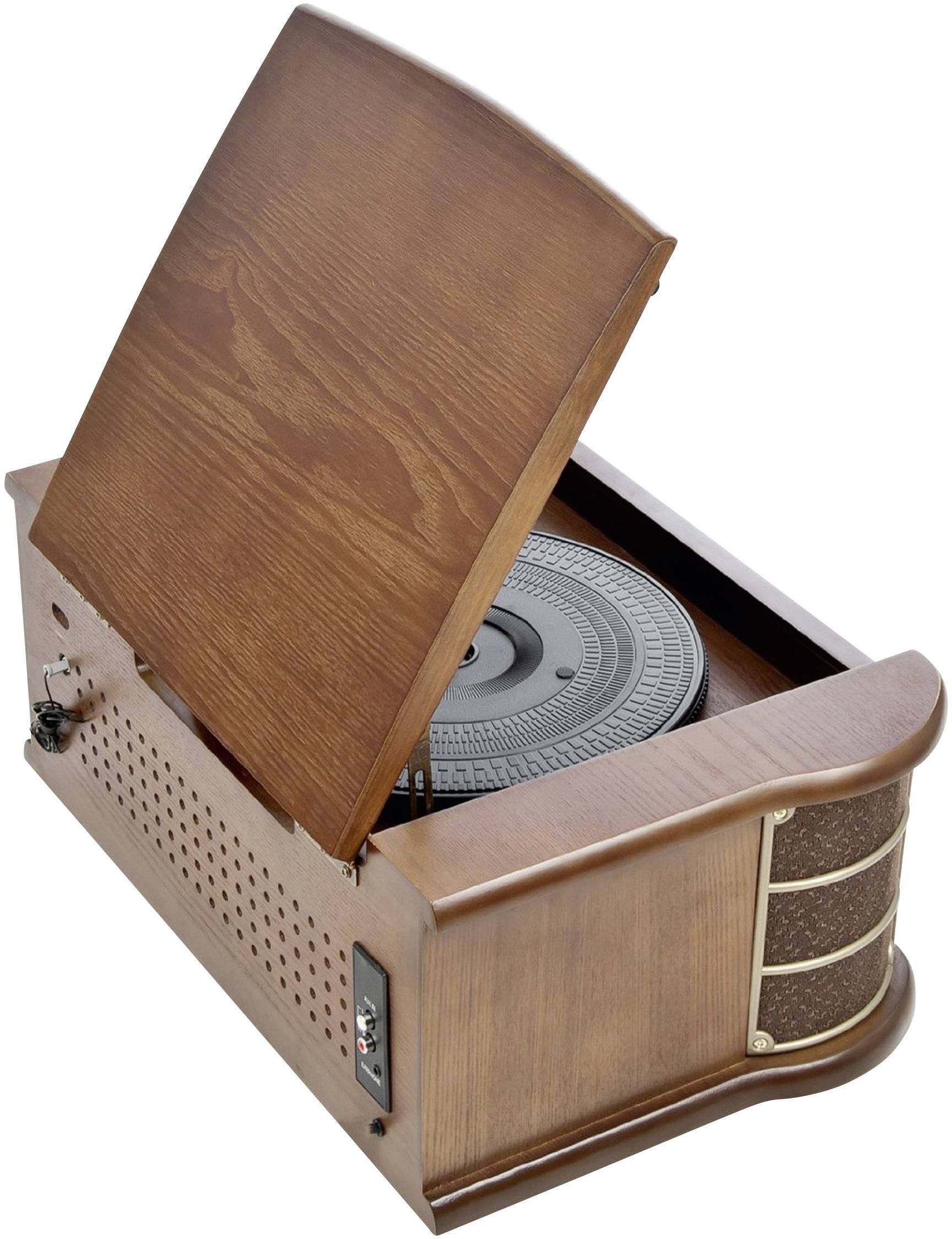 Dual NR 4 USB-Plattenspieler Riemenantrieb Holz-8