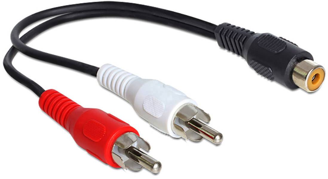 RCA Audio/phono Cable [2x RCA plug (phono) 1x RCA socket (phono