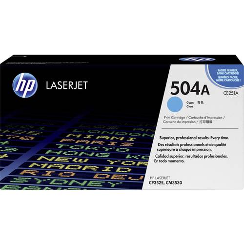 HP Toner 504A Original Cyan 7000 Seiten CE251A