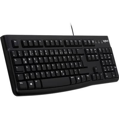 Logitech Keyboard K120 Business USB Tastatur Deutsch, QWERTZ Schwarz  