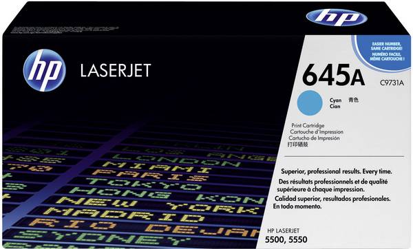 HP Toner 645A Original  Cyan 12000 Seiten C9731A