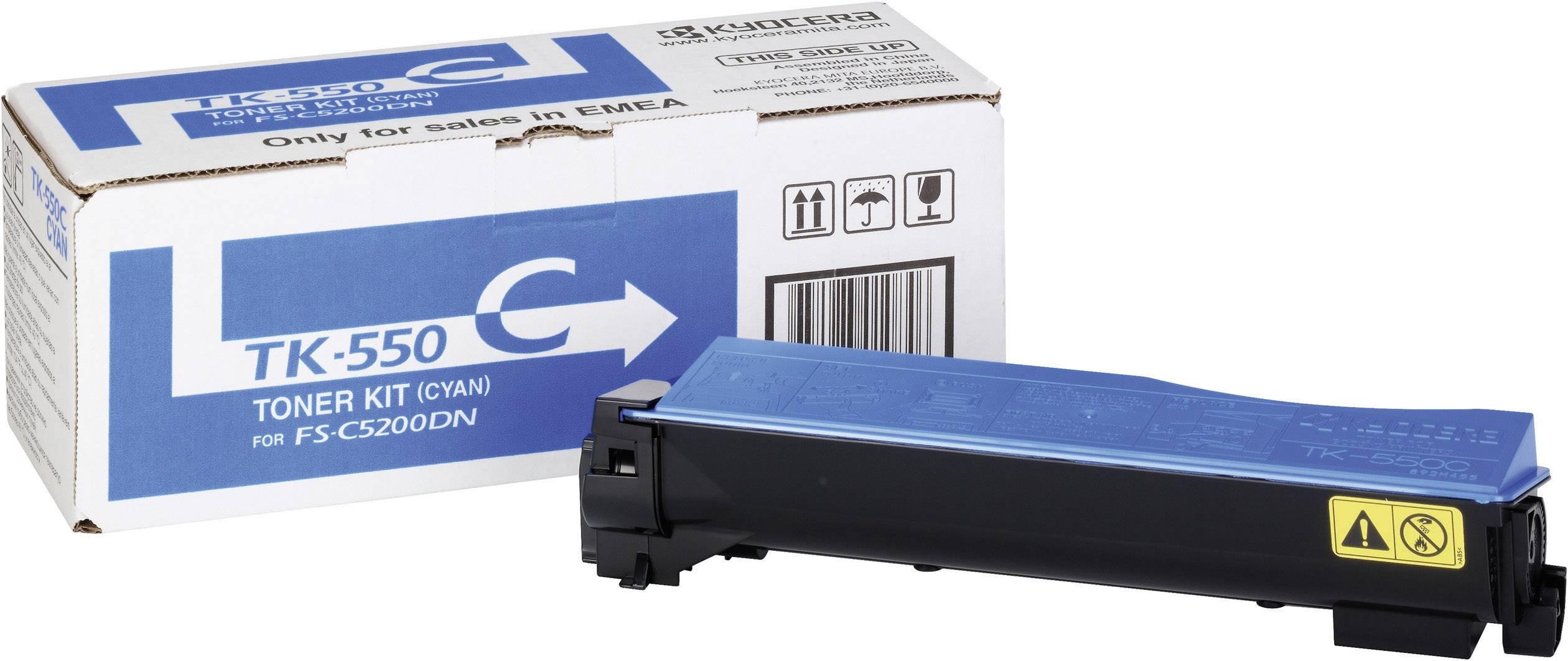 Kyocera TK 550C - Cyan - original - Tonerpatrone-0