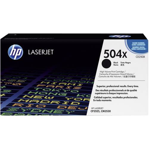 HP Toner 504X Original Schwarz 10500 Seiten CE250X