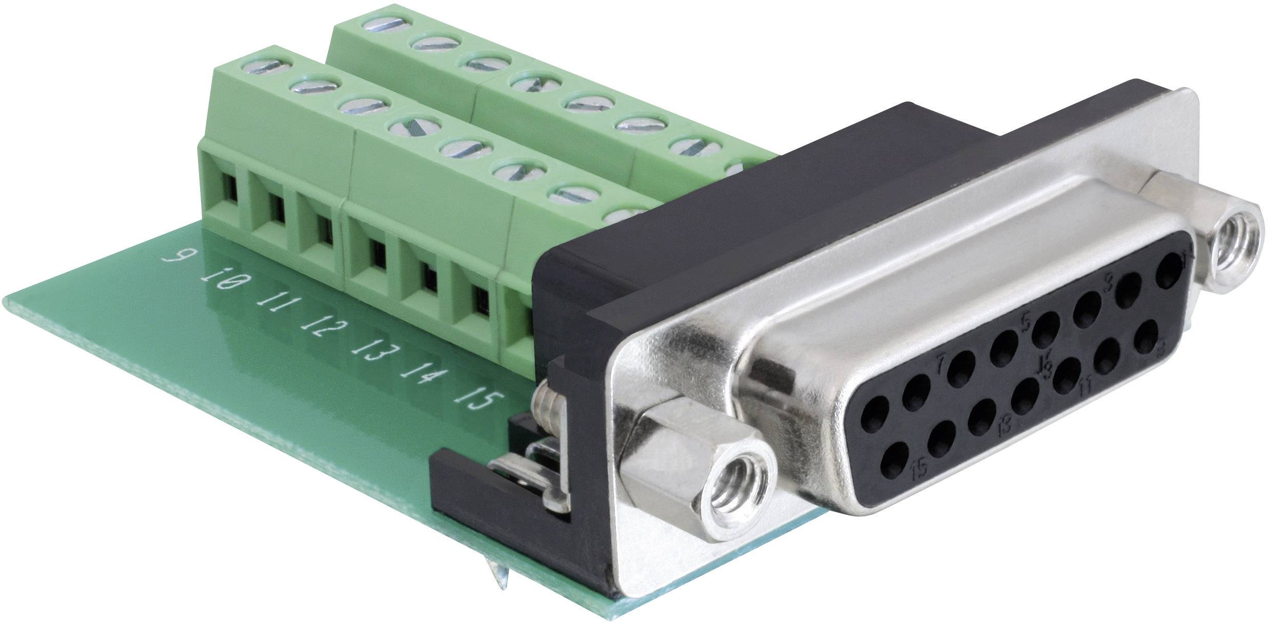 Delock Serieller Adapter - 15 pin D-Sub (DB-15)