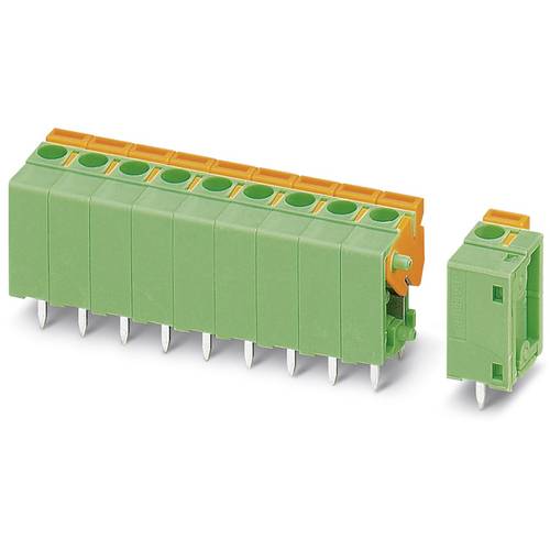 Phoenix Contact 1704376 Federkraftklemmblock 1.50 mm² Polzahl 3 Grün 50 St.