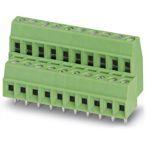 Thumbnail - Phoenix Contact 1708042 Doppelstockklemme 1.00 mm² Polzahl 8 Grün 50 St.