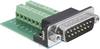 Delock Adapter 65275 D-SUB Stiftleiste 180 ° Polzahl: 15, 16 1 St.