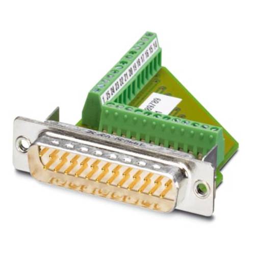 Phoenix Contact VS-25-ST-DSUB/25-MPT-0,5 1689789 D-SUB Stiftleiste 180 ° Polzahl: 25 Schrauben 10 St.