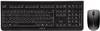 Tastatur, Maus-Set CHERRY DW 3000 Integriertes Scrollrad Schwarz Französisch, AZERTY