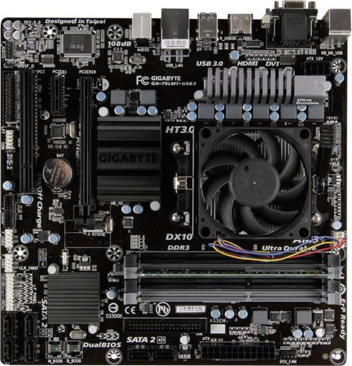 AMD FX-4300 (4 x 3.8 GHz) 4 GB ATI Radeon HD3000 Micro-ATX