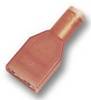 TE Connectivity 2-520103-2 Flachstecker Steckbreite: 6.3 mm Steckdicke: 0.8 mm 180 ° Vollisoliert Rot 1 St.