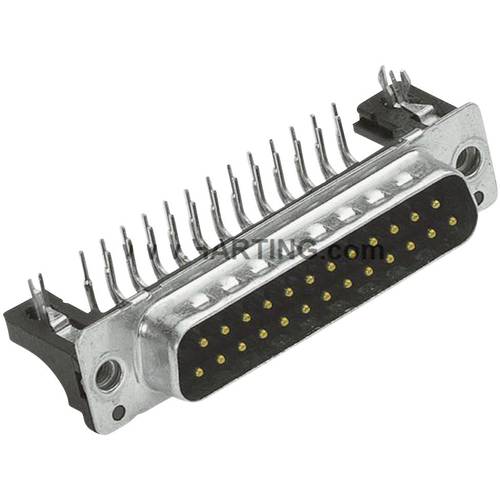 Thumbnail - HARTING 09661626815 D-SUB Stiftleiste 90 ° Polzahl: 9 Löten 1 St.