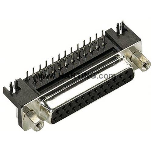 HARTING 09683535612 D-SUB Buchsenleiste 90 ° Polzahl: 25 Löten 1 St.