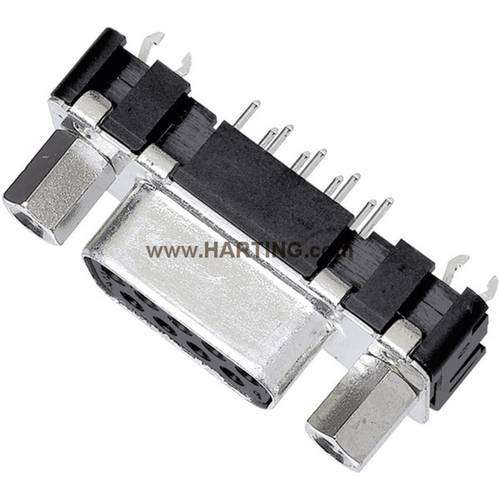 HARTING 09662516512 D-SUB Buchsenleiste 180 ° Polzahl: 15 Löten 1 St.