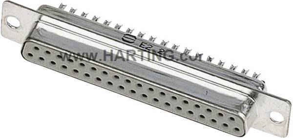 HARTING 09672254715 D-SUB Buchsenleiste 180 ° Polzahl: 25 Lötkelch 1 St.