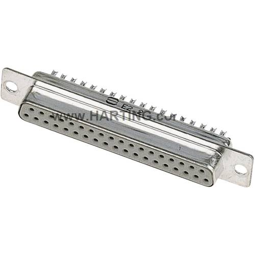 HARTING 09672504715 D-SUB Buchsenleiste 180 ° Polzahl: 50 Lötkelch 1 St.