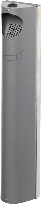 Wandascher B110xT85xH550mm silber verschließbar-0