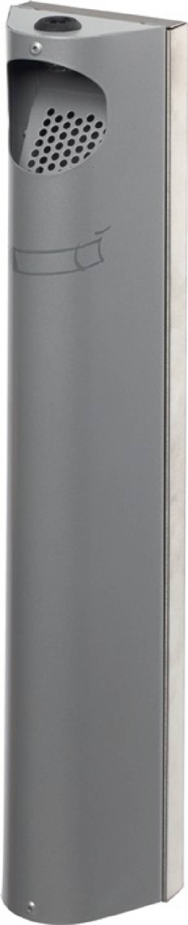 Wandascher B110xT85xH550mm silber verschließbar