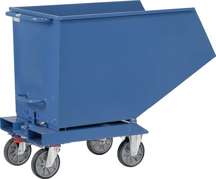 Muldenkipper Inh.600l L1458xB855xH1099mm brillantblau o.Ablasshahn FETRA-0