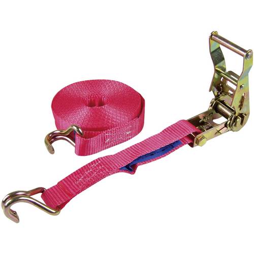 Berger & Schröter 60035 Zweiteiliger Spanngurt Zugkraft LC Niederzurren (einzeln/direkt)=750 daN (L x B) 6 m x 25 mm Rat...