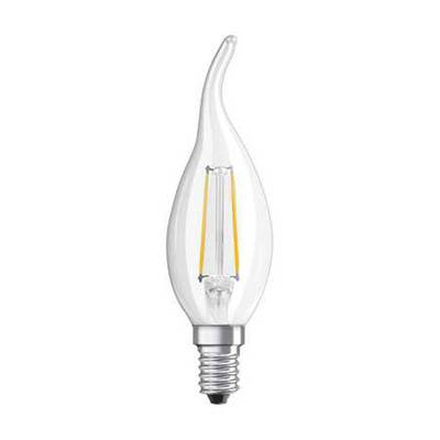 Osram LED Kerzenlampe STAR Classic 2W (23W) E14 827 300° NODIM windstoß