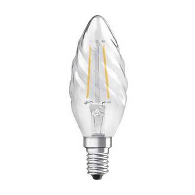 Osram LED Kerzenlampe Classic 2W (25W) E14 827 300° NODIM klar