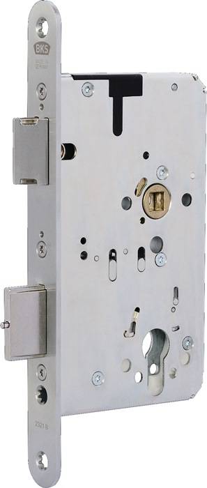 Panik-Einsteckschloss 2321 Fkt.B rd 20/65/72/9mm DIN re.VA 2-flg.BKS-0