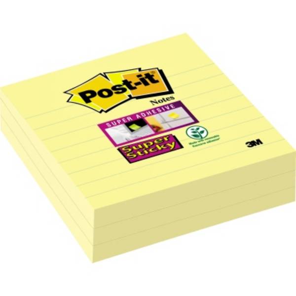 Haftnotiz Super Sticky Notes 101x101mm lin ge