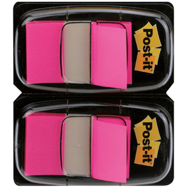 Haftstreifen Index  50Blatt pink 2 St./Pack.