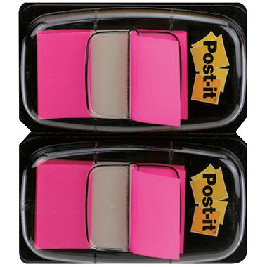 Haftstreifen Index 50Blatt pink 2 St./Pack.-0