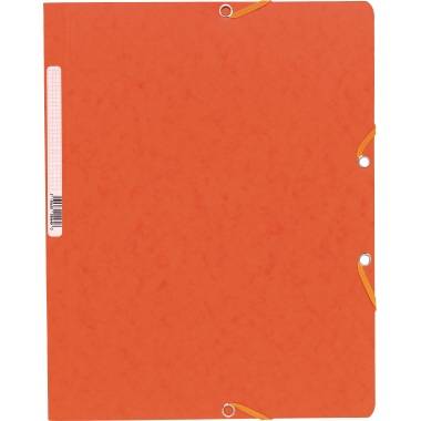 Exacompta Eckspanner 5564E DIN A4+ Etikett Karton orange