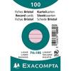 Exacompta Karteikarte 10830SE DIN A7 liniert rosa 100 St./Pack. - Artikel: 144074732