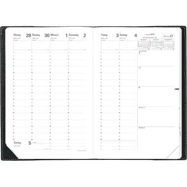 Quo Vadis Buchkalender Minister Impala 15064Q schwarz-1