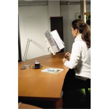 TARIFOLD Schwenkarm OFFICE 580101 mit Tischklemme leer grau-1
