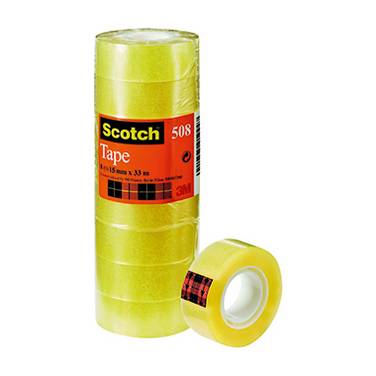 Klebefilm 508 15mmx33m tr 10 St./Pack.