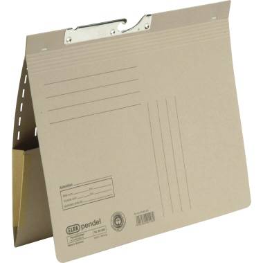 ELBA Pendelhefter 100570025 DIN A4 Dehntasche 320g Karton grau-0