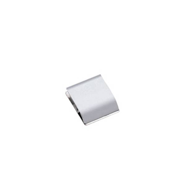 Papierklemmschiene DIN A9 Aluminium matt silber
