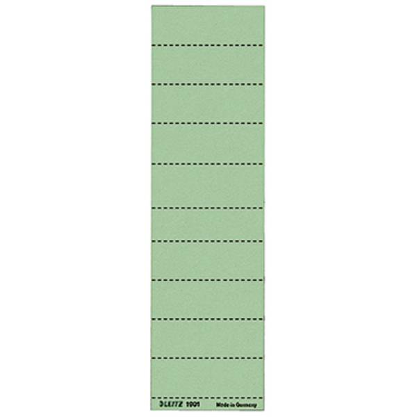 Beschriftungsschild blanko 4zeilig grün 100 St./Pack.