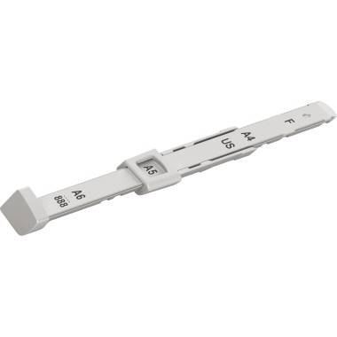 Leitz Anschlagschiene NeXXt 17270085 136mm Kunststoff hellgrau-0